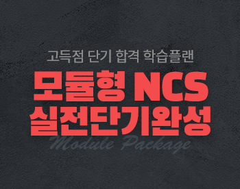 2021 모듈형 NCS필기 실전단기완성