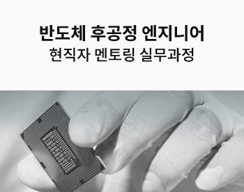 [자율일정]12년차 현직자와 함께하는 반도체 후공정 멘토링 실무과정