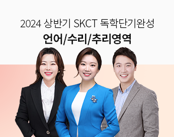 [2024 상반기] SKCT 독학단기완성 언어/수리/추리영역